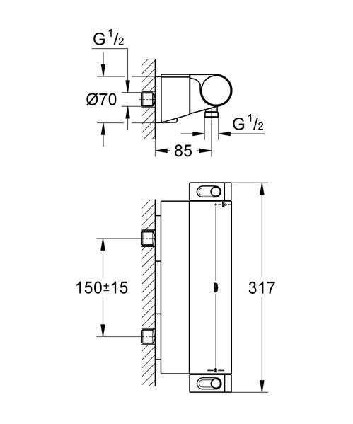 купити Термостат для душу Grohe Grohtherm 2000 NEW (34469001) фото
