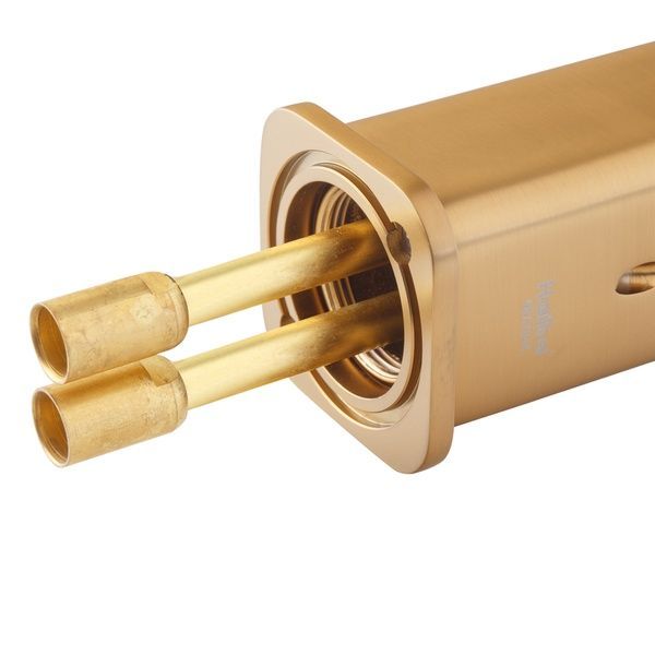 купити Змішувач для умивальника високий Haiba KUBUS 001 (HIGH) BRUSHED GOLD (HB9623) фото