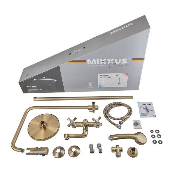 купить Душевая колонна со смесителем MIXXUS PREMIUM RETRO BRONZE-009-J (Цвет бронза) (MI1655) фото
