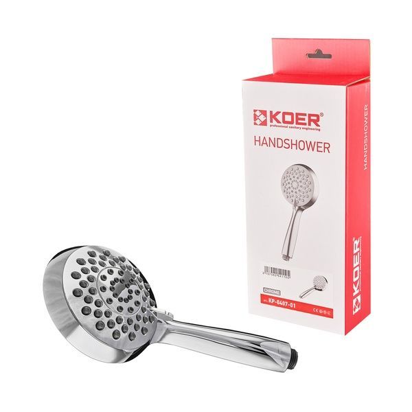 купити Лійка для душу Koer KP-0407-01 5 функцій (Колір хром) (KR5411) фото