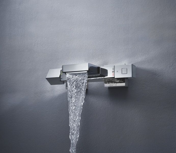 купить Смеситель для ванной с термостатом Grohe Grohtherm Cube (34497000) фото