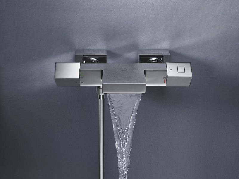 купить Смеситель для ванной с термостатом Grohe Grohtherm Cube (34497000) фото