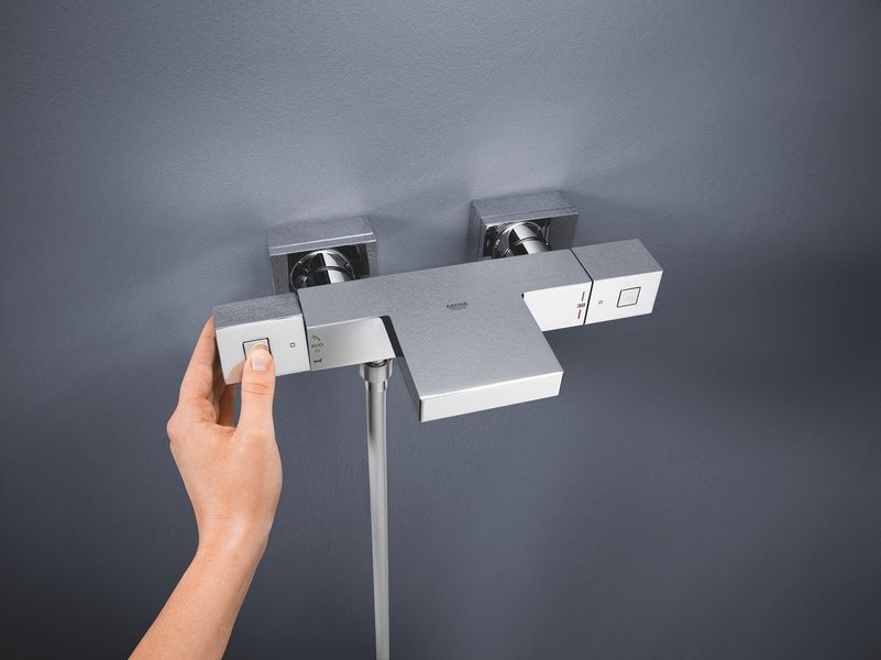 купить Смеситель для ванной с термостатом Grohe Grohtherm Cube (34497000) фото