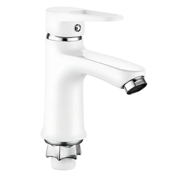 купить Змішувач для умивальника Mixxus Elba 001 (NUT) WHITE (без підведення) (MI6584) фото