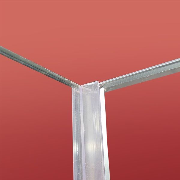 купити Бічна стінка до кабіни Koer SR SW04-90x200-TR-01 прозоре скло Easy Clean 10мм, хром (KR5390) фото