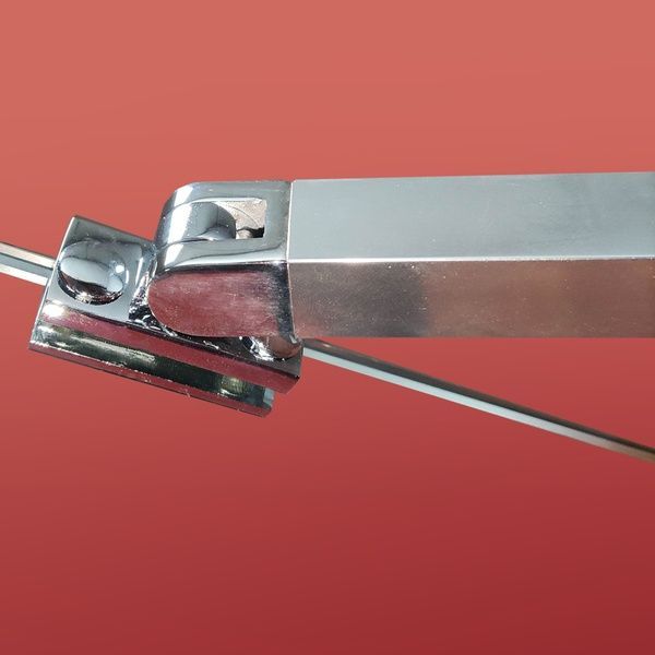 купити Бічна стінка до кабіни Koer SR SW04-90x200-TR-01 прозоре скло Easy Clean 10мм, хром (KR5390) фото