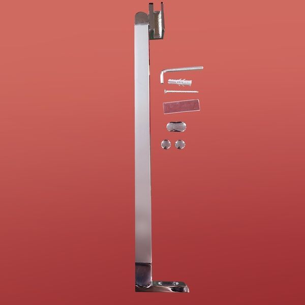 купити Бічна стінка до кабіни Koer SR SW04-90x200-TR-01 прозоре скло Easy Clean 10мм, хром (KR5390) фото