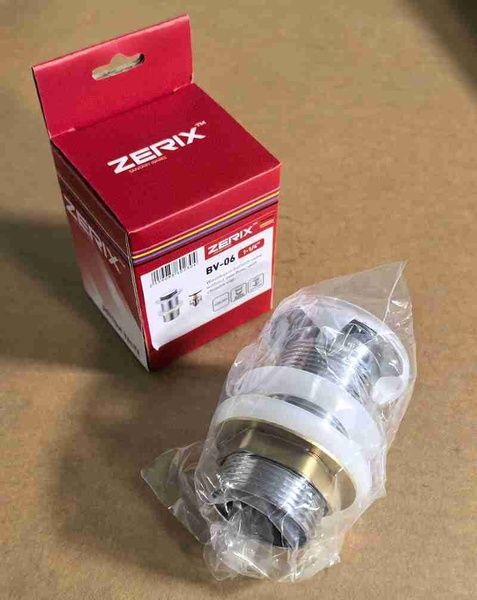купить Донный клапан для раковины без перелива ZERIX BV-06 автоматический (Click-Clack) (Цвет хром) 1 1/4'' (ZX6023) фото