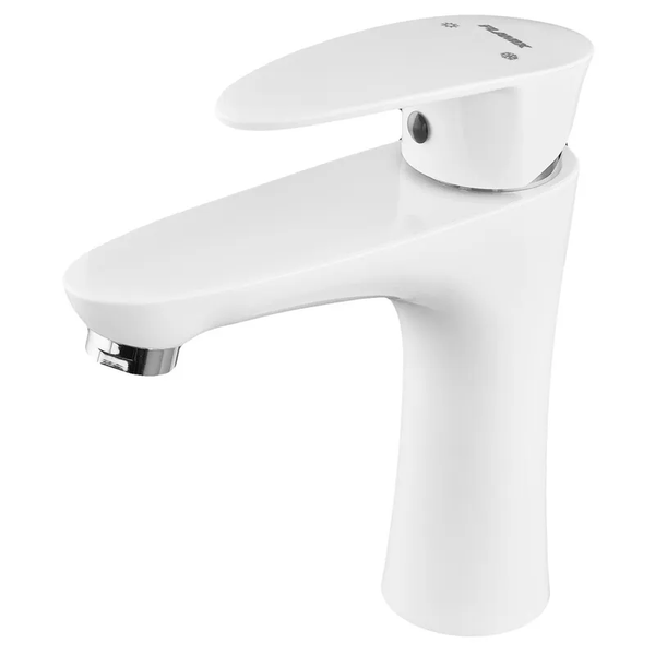 купить Смеситель для умывальника PLAMIX CEZAR-001 SET WHITE (с подводкой) (Цвет белый) (PM0661) фото