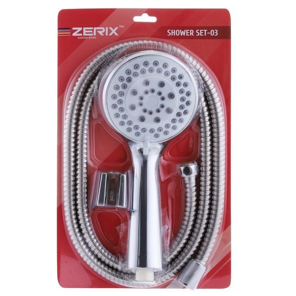 купити Душовий набір (шланг, лійка, кронштейн) Zerix Shower SET-03 (ZX3097) фото