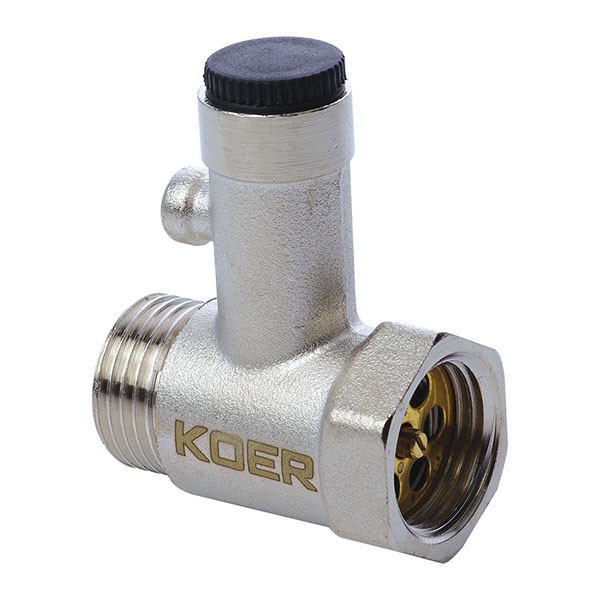 Запобіжний клапан для бойлера 1/2 "KOER KR.1039 (KR2674) KR2674 фото