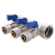 Коллектор теплого пола с фитингом Koer KR.1126-3 1&rdquo;x3 ways (KR2839) KR2839 фото 1