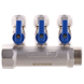 Коллектор теплого пола с фитингом Koer KR.1126-3 1&rdquo;x3 ways (KR2839) KR2839 фото 2