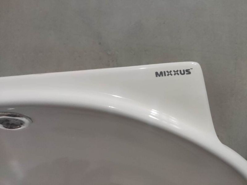 купити Раковина підвісна Mixxus Premium DIVERSE-1201-R 400х215х140mm з отвором під змішувач та переливом ( фото
