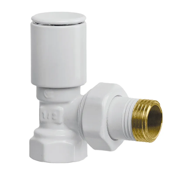 купить Кран для сушарки рушників кутовий Koer KR.531-2.White - 1/2" (KR4713) фото