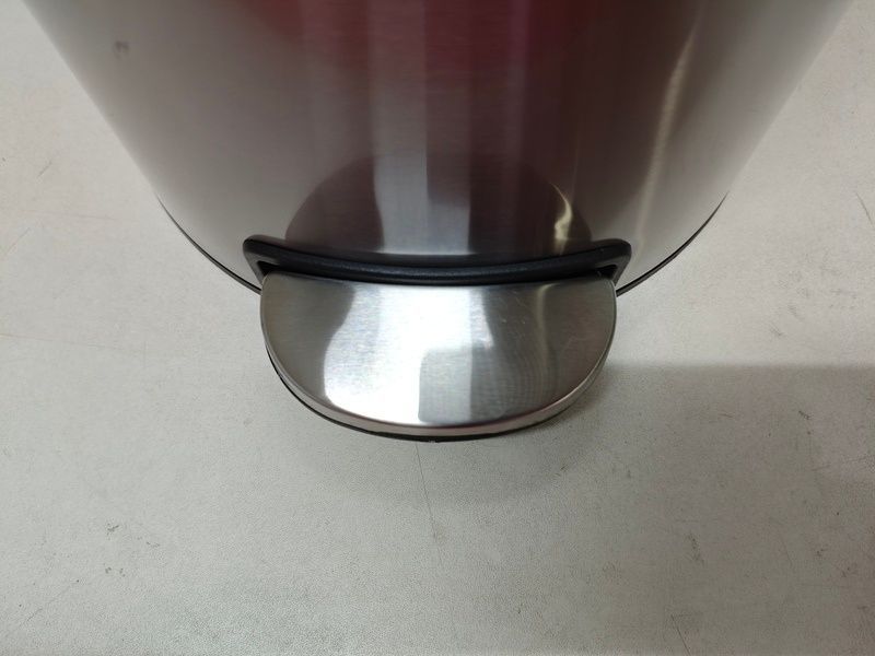 купить Мусорное ведро с плавным закрытием круглое MIXXUS ELLIPSE-TC0212 SS COLOR 12л (цвет нержавейка) (MI8399) фото