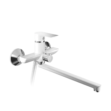 купити Змішувач для ванни HAIBA ALEX 006 EURO WHITE-CHROME (HB9567) фото