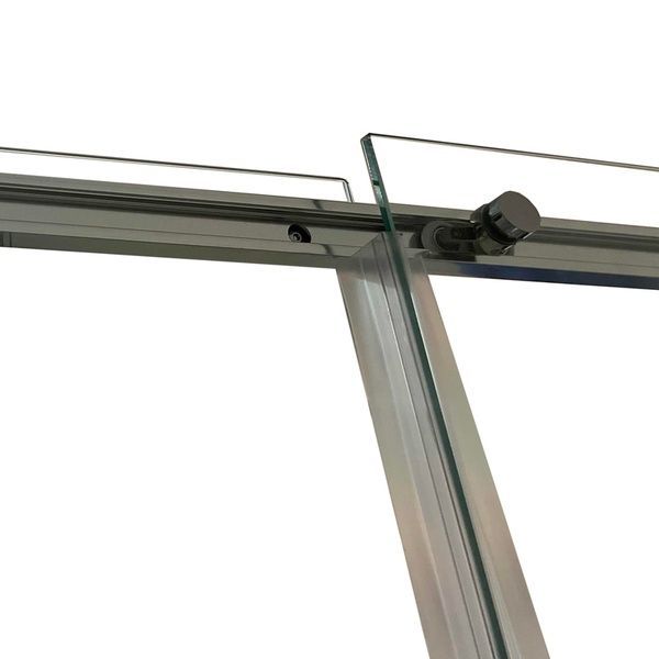 купити Душова кабіна без піддону Koer SR SC03-100x100x200-TR-01 прозоре скло Easy Clean 6мм, хром (KR5357) фото