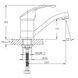 Смеситель для умывальника HAIBA FABIO 555-15CM NUT (Цвет хром) (HB0106) HB0106 фото 2