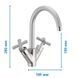 Смеситель для кухни HAIBA SENTOSA 011 SATIN (Цвет сатин) (HB0361) HB0361 фото 5