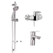 купить Комплект смесителей для ванны HAIBA HANSBERG.SET-2 (Цвет хром) (HB0901) фото
