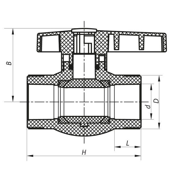 купити Кран кульовий PPR КШ для хол. води 20 (Koer K0082.PRO) (KP0099) фото