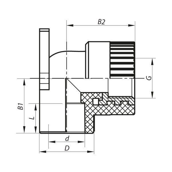 купити Кут інсталяційний ВР 20x1/2F PPR Koer K0123.PRO (KP0147) фото