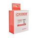 Комплект кранів рушникосушарки кутовий M1/2''xM1/2'' подовжений KOER KR.SET.535 BLACK (KR5844) KR5844 фото 3