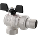 Кран з американкою Roho R106-050B - 1/2" кутовий (RO0113) RO0113 фото 1