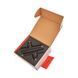 Комплект кранів рушникосушарки кутовий M1/2''xM1/2'' подовжений KOER KR.SET.535 BLACK (KR5844) KR5844 фото 4
